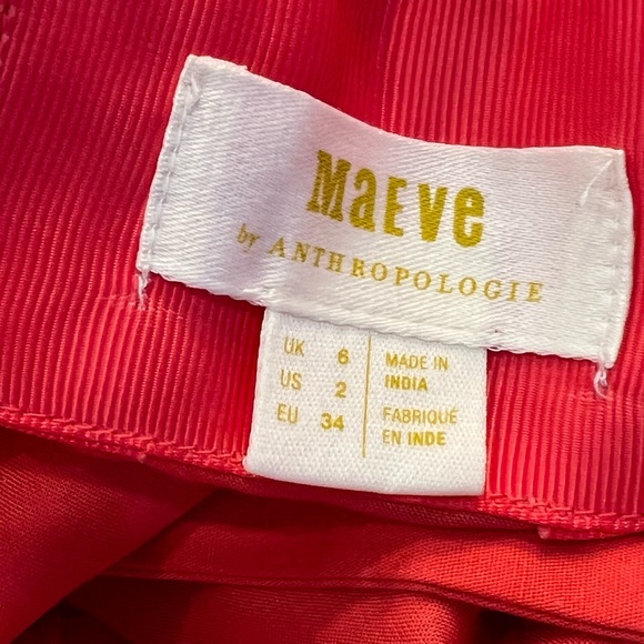 Anthropologie Maeve Eyelet Halter Midi Dress Size 2 - Picture 10 of 12